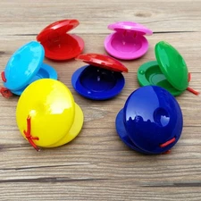 Kids Plastic Castanet Instrument With Great Sound Quality For Music LDAM AZOO