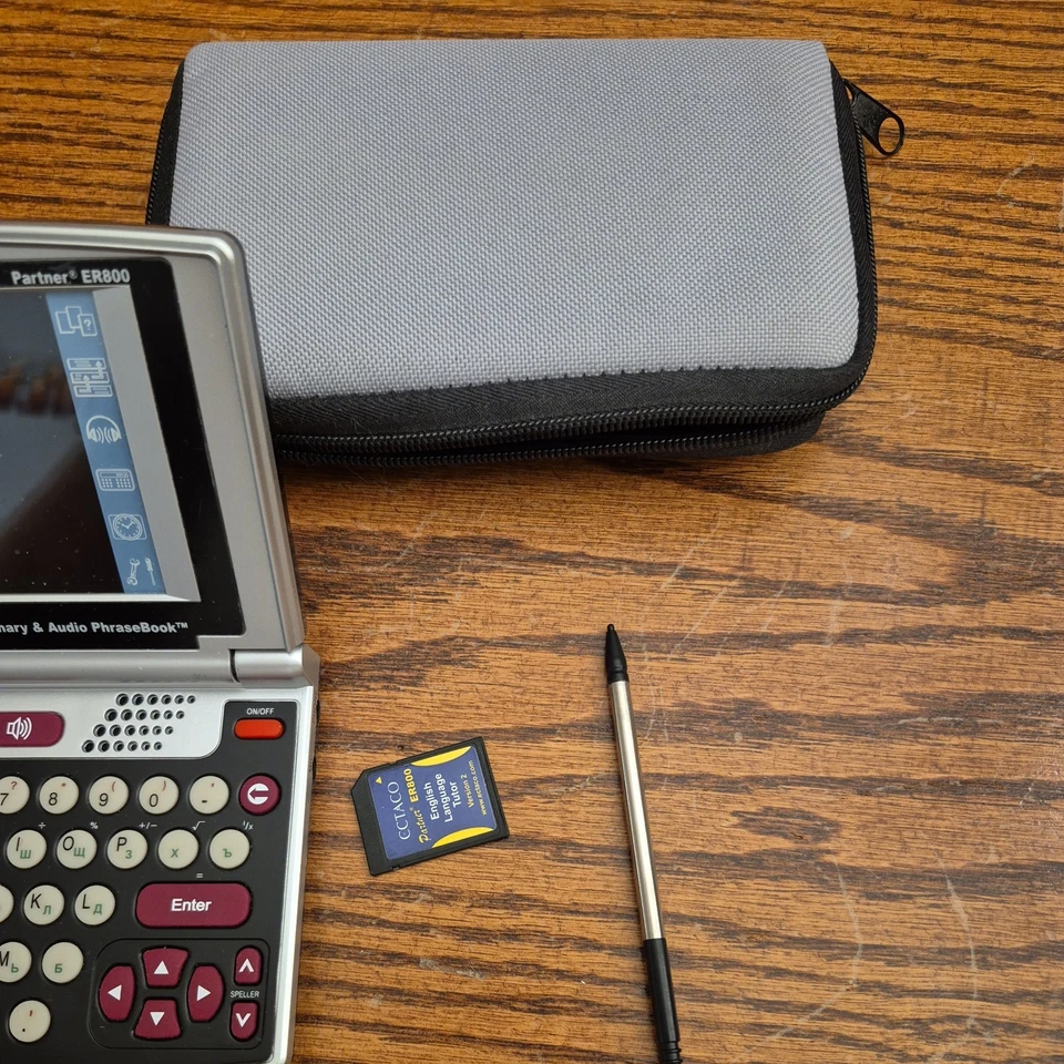 CCTACO PARTNER EP800 ENGLISH Talking Dictionary & Audio Phrasebook Tutor - Image 2 of 4