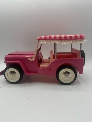 Vintage 1960s Tonka Surrey Jeep Pink Steel | eBay