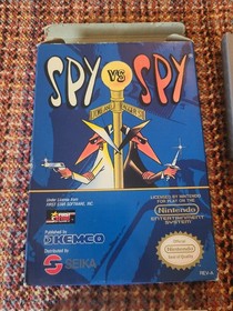 Spy Vs Spy Nes Game / Box Only No Manual Tested Working Authentic