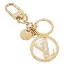 Louis Vuitton Bag Charm LV Circle M68000 Keyring Gold BF592276