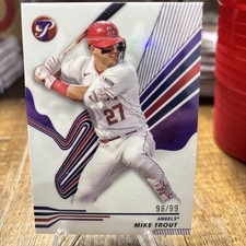 2024 Topps Pristine - Mike Trout #8 Purple Refractor /99