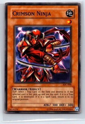 Crimson Ninja IOC-006 Common / Short Print Invasion of Chaos Yu-Gi-Oh LP