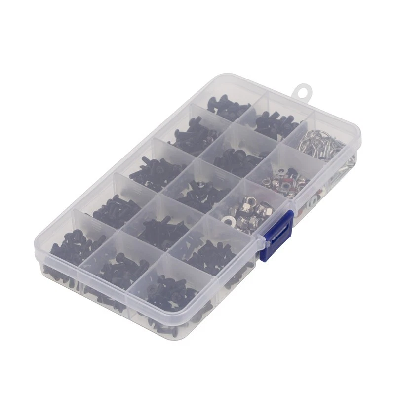 1/10 RC Crawler Car M3 M4 Metal Screws Nuts Box For Axial SCX10 TRX4 Redcat e - Image 2 of 4