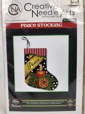 Creative Needle Arts CN0081 Peace Stocking 18 ct Cross Stitch Colonial Needle