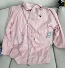 NWT DISNEY STORE MINNIE MOUSE PINK JACKET COAT  HOOD POLKA DOTS ADULT LARGE Rare