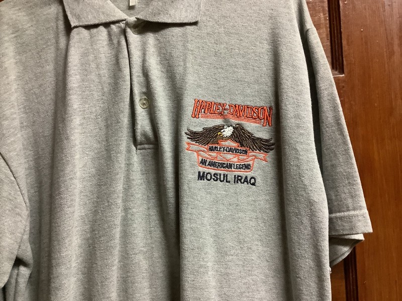 golf shirts medium harley david Mosul Iraq