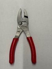 New Snap On 46acf Classic Red 6 Combo Slip Joint Pliers