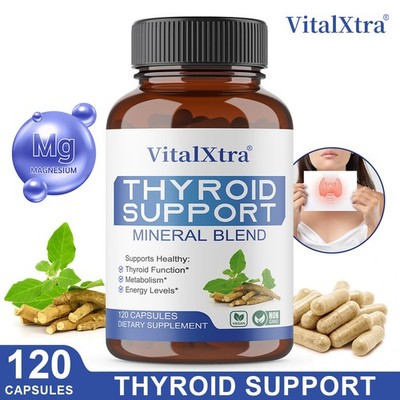 Thyroid Health Mineral Blend-Supports Thyroid Function, Metabolism 30/60/120Caps