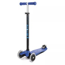 MICRO KICKBOARD MAXI KICK SCOOTER CON LUCI LED - BLU
