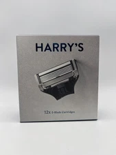 HARRY'S MENS 5-BLADE REFILL CARTRIDGES 12 COUNT SEALED MR 364
