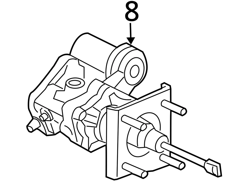 Potenciador de freno Hydro-Boost compatible con camioneta Dodge 2500 12-18 2032163 Foto 4 de 4