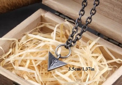 Viking Rune Pendant Necklace Algiz - protection, independence, and courage