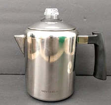 Mixpresso Stainless Steel Coffee Percolator Stovetop Percolator Pot 8 Cup 