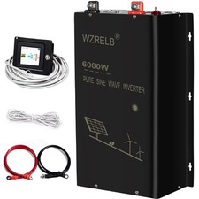 3KW-10KW Split Phase Pure Sine Wave power Inverter 24VDC 120V240VAC 2 AC RV NEW