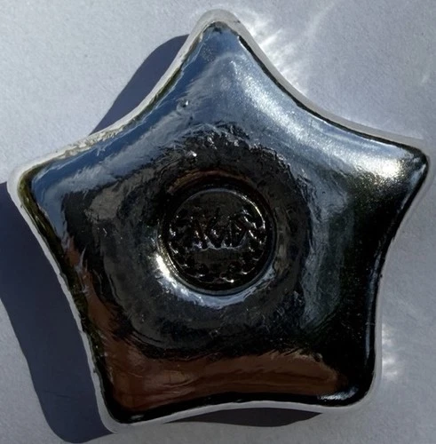 2 Troy Oz .999 AG.D Seller Made Hand-Poured Silver Star