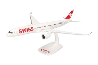 Herpa SnapFit 614627 Swiss International Air Lines Airbus A350-900 HB-IFA 1:200