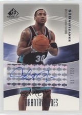 2004-05 SP Game Used SIGnificance 22/100 Dahntay Jones #SIG-DY Auto 0af