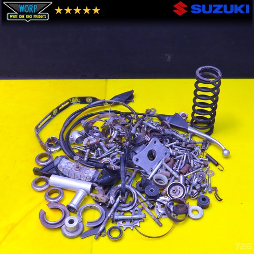 1975-1980 SUZUKI RM125 RM250 HARDWARE LOT NUTS BOLTS CASE BOLTS FASTENERS MOUNTS