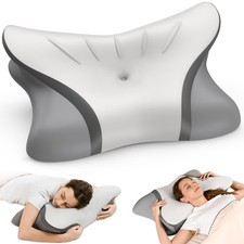 Cervical Neck Pillow for Pain Relief - Ergonomic Bed Pillow for Sleeping, Con...