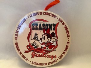 Disney 12 Days of Christmas Box of Surprises-Earrings, charms, hair clips. (NIB)