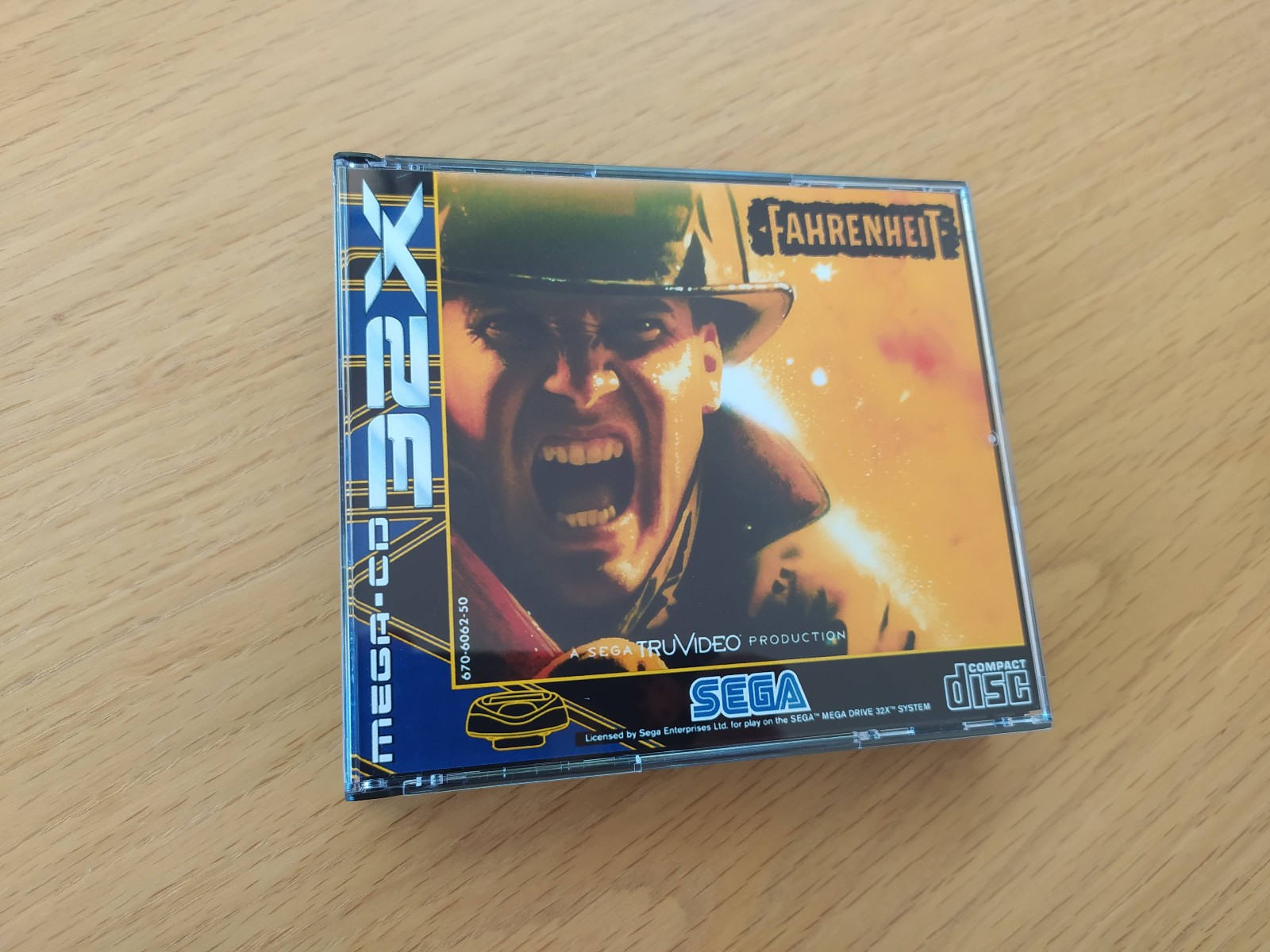 Fahrenheit MEGA CD 32x version PAL EURO - Conversion / Repro