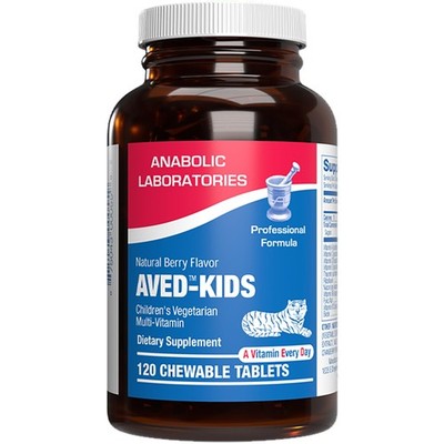Anabolic Laboratories Kids Chewable Multivitamin with Iron 120 Count