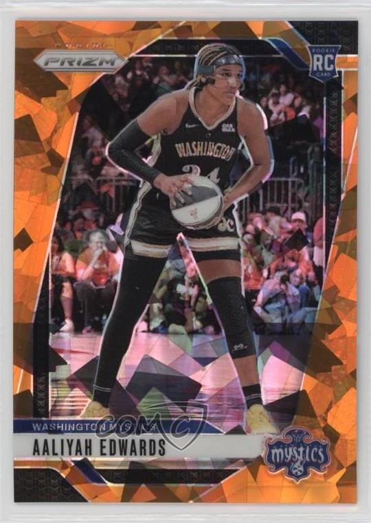 2024 Panini Prizm WNBA Orange Ice Prizm Aaliyah Edwards #70 13kb