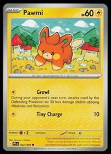 Pawmi 032/094 Common Phantasmal Flames Pokemon Near Mint