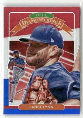 2020 Donruss Optic #21 Lance Lynn Red, White and Blue #/150