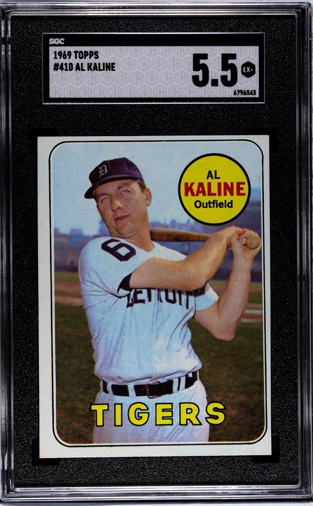 1969 Topps Al Kaline SGC 5.5 #410 Detroit Tigers