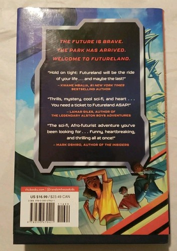 Futureland: Battle for the Park by H. D. Hunter Signed First 1st Edition HCDJ - Picture 6 of 17