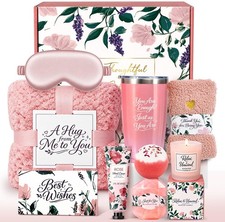 BodyRefresh Birthday Gifts for Women 10 Piece Self Care Spa Gift Basket with