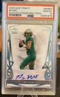 2023 Leaf Trinity Bo Nix Platinum 7/25 Autographed! PSA 10!