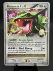 Rayquaza C LV.X DP47 Diamond and Pearl Promo Holo Card Heavily Played
