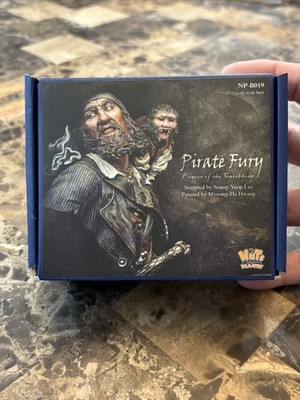Nuts Planet NP-B019 1/10 Scale Pirate Fury Resin Bust Pirates Of The Caribbean