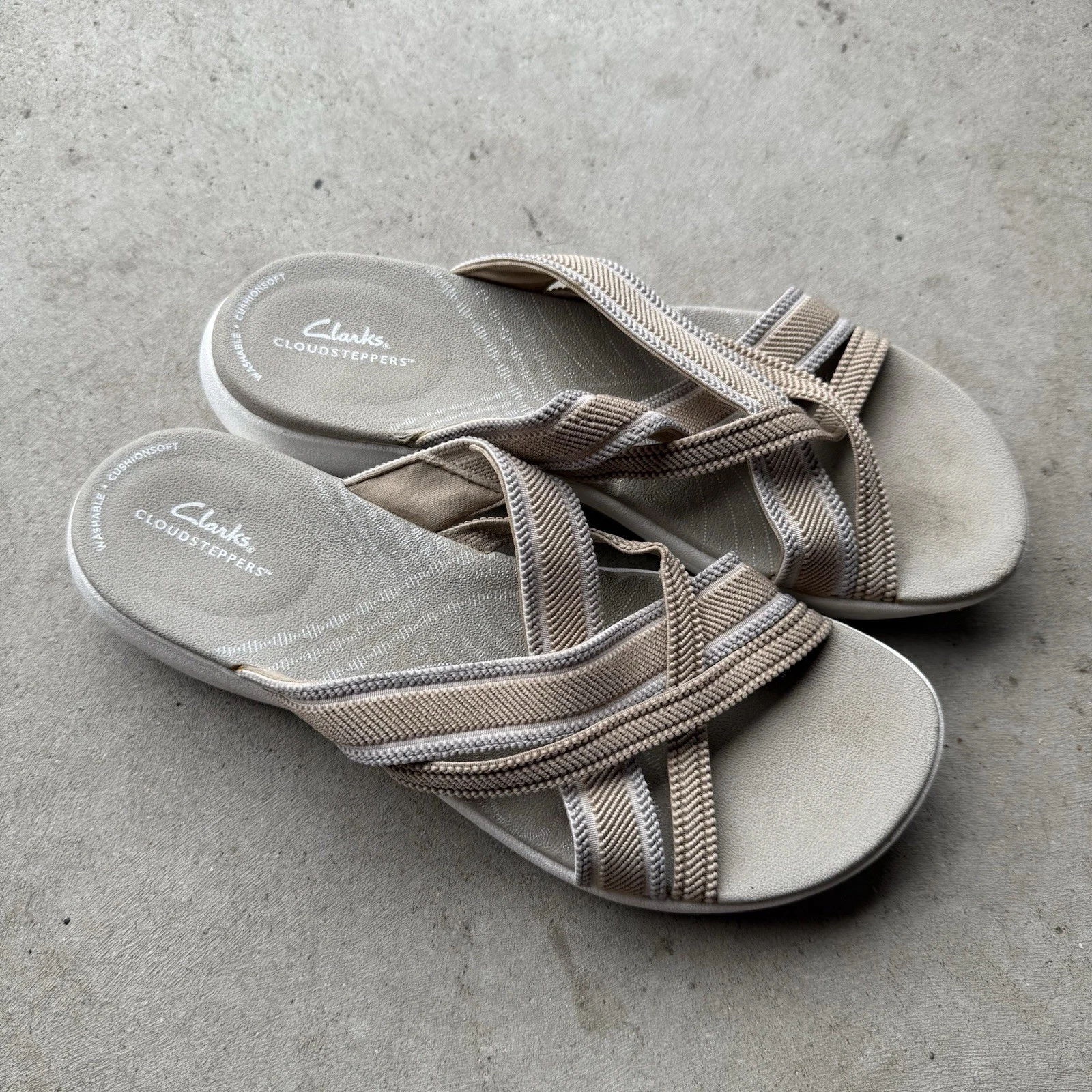Infradito Clarks Cloudsteppers leggere comode 28245 donna 9