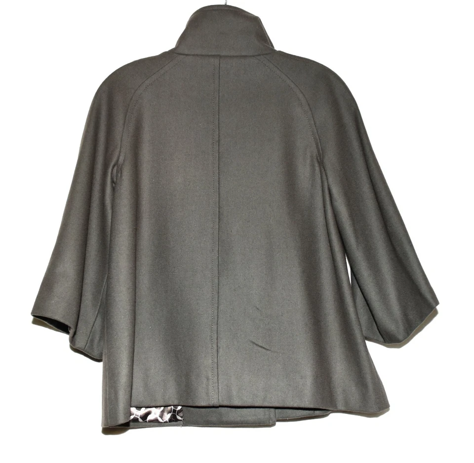 Chaqueta Tulle by Anthropologie Gris Doble Pecho Estilo Militar Mujer Talla S Foto 4 de 4