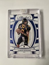 2023 Flawless Collegiate #12 Aaron Rodgers Sapphire Gem #13/20 D810