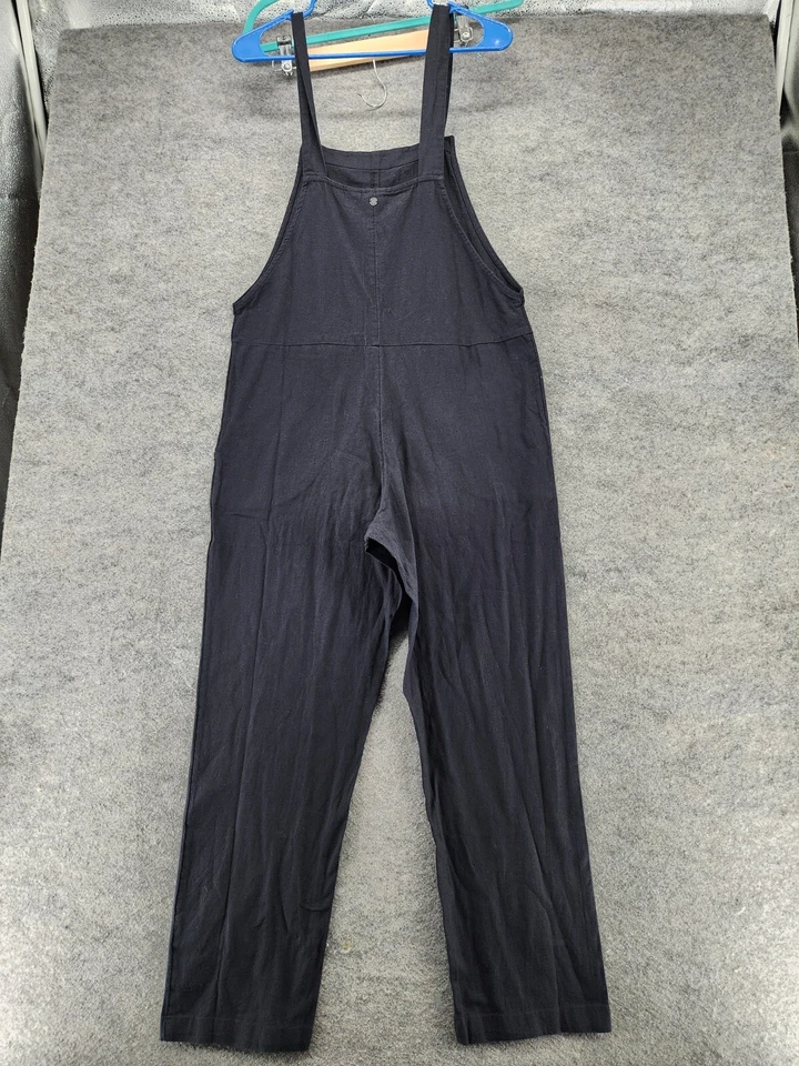 Mono Roxy para mujer mediano un día a la vez mezcla de lino negro Foto 2 de 4