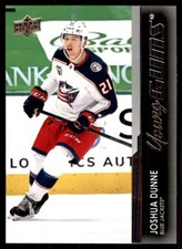 2021-22 Upper Deck Joshua Dunne RC Columbus Blue Jackets #218