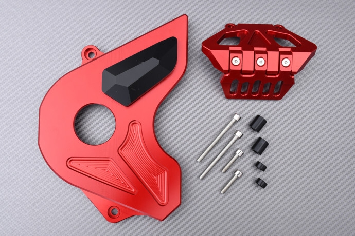 Carter pignon sortie de boite rouge pour Honda CBR 650 R 2024-2025