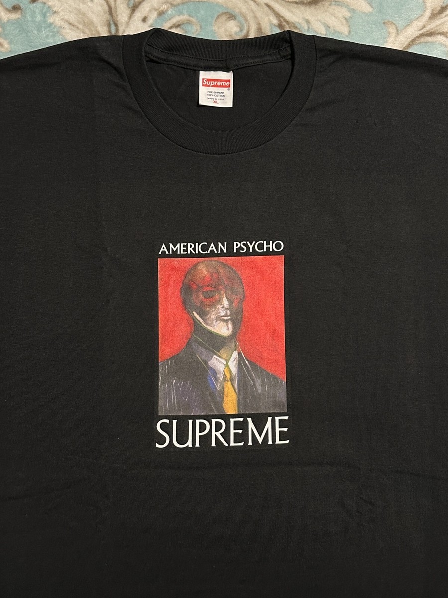 SUPREME AMERICAN PSYCHO TEE (BLACK) (XL) FW23 BANDANA CAMO SUPREME AMERICAN PSYCHO TEE (BLACK) (XL) FW23 BANDANA CAMO