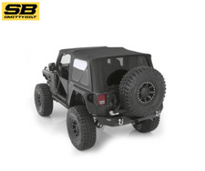 Smittybilt Black Soft Top W Tinted Windows For 07-09 For Jeep Wrangler 2 Door