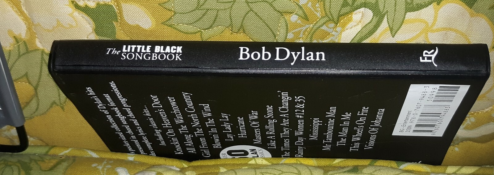Bob Dylan The Little Black Songbook Book Chords Lyrics For 60 Songs For Sale Online Ebay