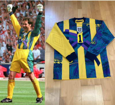 Seaman England Goalkeeper Shirt 1996 Umbro Vintage Original 96 QPR