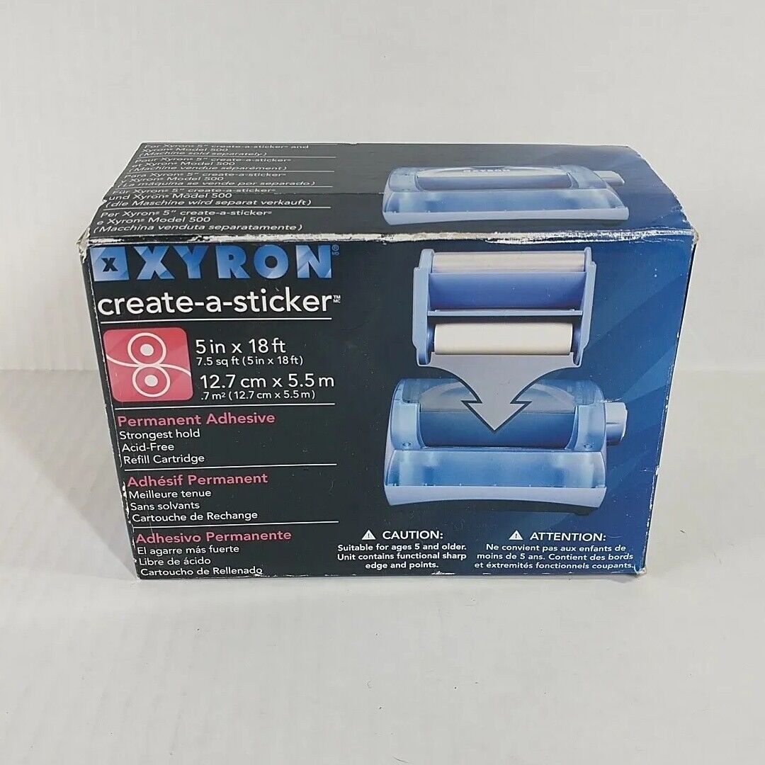 Xyron Create-A-Sticker 500 5 Acid Free Adhesive Refill Cartridge