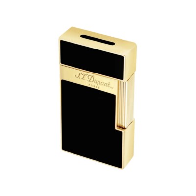 S.T. DUPONT BIG D Biggy Schwarz Goldlack 025002
