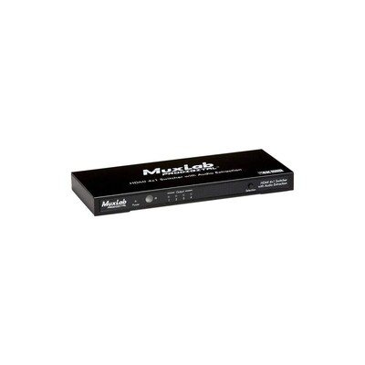 Muxlab HDMI UHD-4K 4x1 Switcher with Audio Extraction