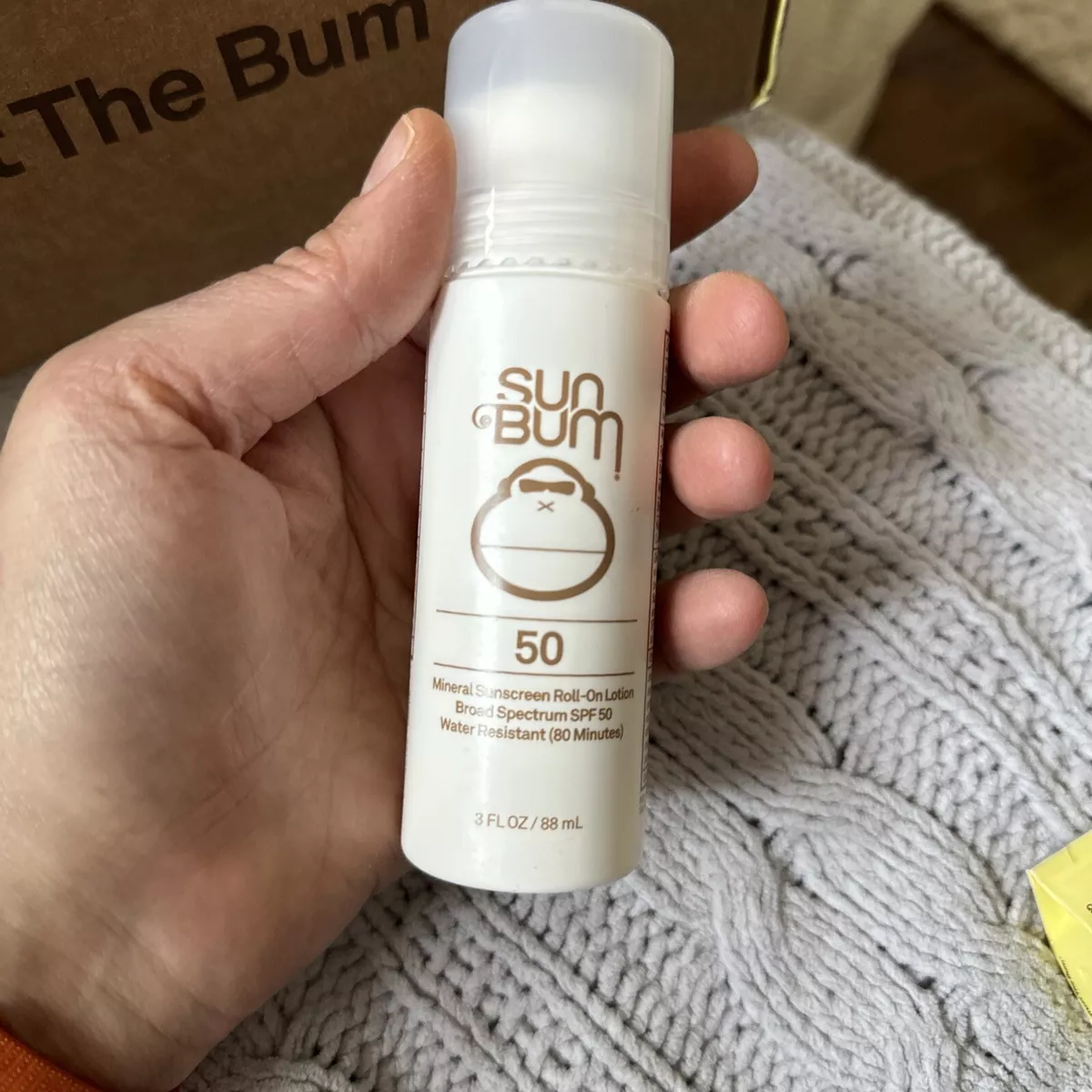 Sun Bum Mineral Sunscreen Roll On Lotion Broad Spectrum SPF 50 3oz